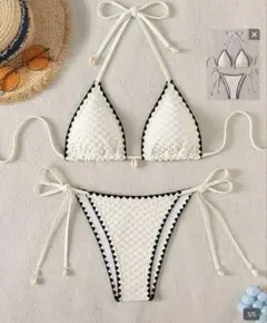 SHEIN ビキニ　白ビキニ