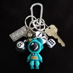 【即日発送】キーホルダー6点セット ヴィンテージ カラビナ 古着 ストリート ⑮