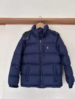 ポロ ラルフローレン キッズダウン ネイビー M(10-12) 150cm 美品