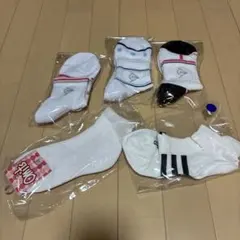 DUNLOP他 レディーススポーツソックス 5点セット 23〜25cmのサムネイル