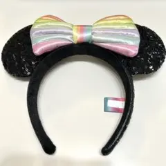 【美品・匿名配送】ディズニー40周年 ヘアカチューシャ リボン ディズニーランド