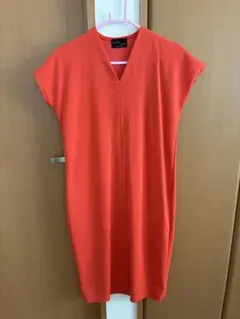 MYSELF ABAHOUSE ノースリーブ ワンピース オレンジのサムネイル