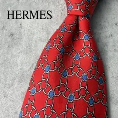 美品 HERMES エルメス 総柄 目 アイ 謎柄 ネクタイ マルチカラー