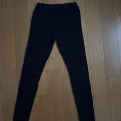 無印良品　ストレッチリブ編み　レギンス　ブラック　Mサイズ
