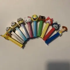 PEZペッツ キャラクター10体セット キティ ピカチュウ ミニオンズ