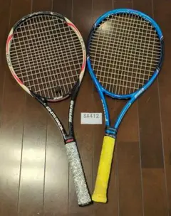 ✨テニスラケット2本セット（バボラ・プリンス）＋新品ゴーセン