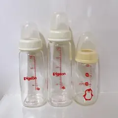 Pigeon & チュチュベビー　哺乳瓶 3本セット