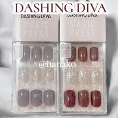 DASHINGDIVA ダッシングディバ　マジックプレス　アッシュ・バーガンディ