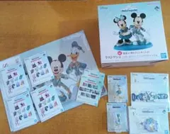 ディズニー 一番くじ ラストワン プレート チャーム ステッカー セット