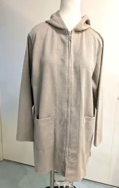 ベージュ•薄手パーカーコート