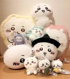 ちいかわのキャラクターぬいぐるみセット