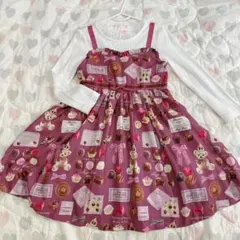 ボンボンショコラ柄ワンピース/メゾピアノ