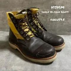 visvim 7HOLE 73-FOLK BOOTS サイドジップフォークブーツのサムネイル