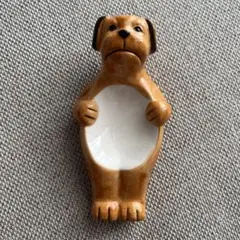 陶器 アニマル トレイ 犬
