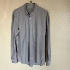 グレー 長袖シャツ Mサイズ 100%コットン