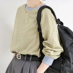 B.C STOCK ウォッシャブル / ボーダーロンTEEのサムネイル