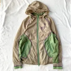 【パーリーゲイツ】ナイロンパーカー ゴルフウェア ダブルジップ ドロスト 1