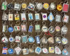 701【50個】ヴィンテージ フランス フレンチ キーホルダー まとめ売り 