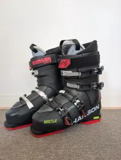 HANSON BEETLE スキー用ブーツ 黒赤