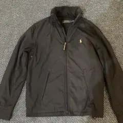 未使用級 XL相当 ポロラルフローレン 中綿ジャケット ブルゾン 現行タグ 黒色 POLO RALPH LAUREN ポロ ラルフローレン ダウンジャケット