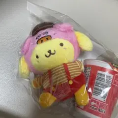 ポムポムプリン　マスコットホルダー　サンリオ×ブタメン
