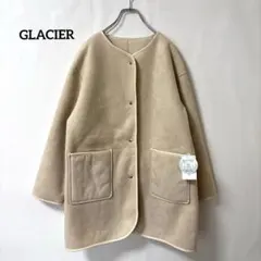 タグ付き✨グラシア【M】２ウェイコート リバーシブル ムートン風 ボアコート