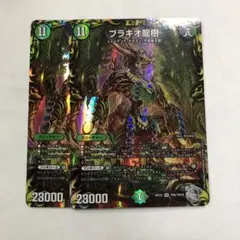 ブラキオ龍樹　銀トレジャー　3枚 ブラキオ龍樹 銀トレジャー 3枚 ブラキオ龍樹 銀トレジャー 3枚