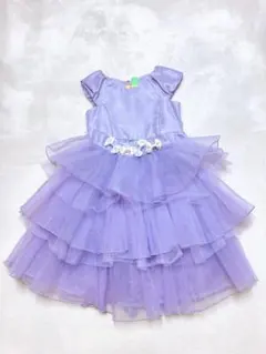 anyFAM プリンセスライン ドレス 100ライラック 2WAY 発表会　紫