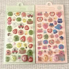 海外製 たまごっち ボンボンドロップ ぷっくりシール くちぱっち めめっち 立体