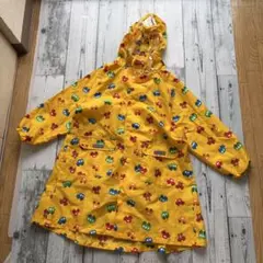 ミキハウス レインコート 100〜110 カッパ 雨具 車 クマ プッチーのサムネイル