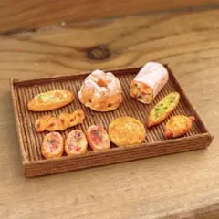 ミニチュア冬のパンセット ミニチュアパン ミニチュアフード
