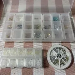 ネイルパーツセット クリア・シルバー・ゴールド