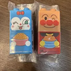 アンパンマン 1つ　コキンちゃん1つ　合計2つブロックセット