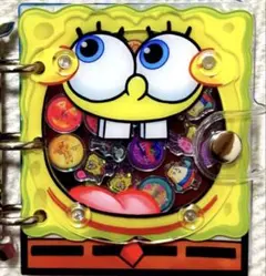 見つけた‼️【ラスト1点】スポンジボブ★A8 シャカシャカカードホルダー カバー付