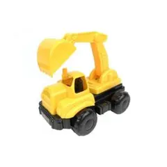 黄色いダンプカー 可動式アーム付き