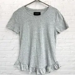 BANANA REPUBLIC バナナリパブリック 裾フリル 半袖 綿100%