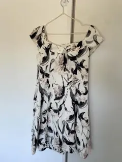 ZARA BASIC 花柄ワンピース L