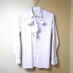 purelost 薄紫 リボン付きシャツ 9号