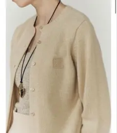 WOOL KNIT LOGO CARDIGAN カーディガン　eaphi 新品