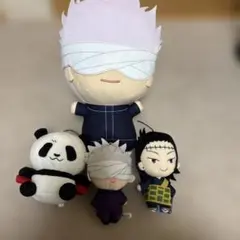 五条悟 ぬいぐるみ 呪術廻戦０もっと大きくなったちびぐるみ　ぬいぐるみセット