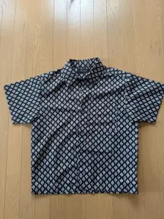 Burberry london ドット 総柄 半袖 シャツ オープンカラーシャツ 