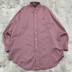 ご*ん様 ラルフローレン　刺繍　ワンポイント　ポニー　トップス　長袖シャツ　古着