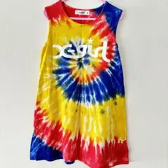 エックスガールステージス　タイダイワンピース　120サイズ