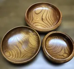 木製 菓子器 漆器 3点セット