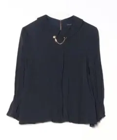 KAREN WALKER 長袖シャツ 4 ネイビー レディース