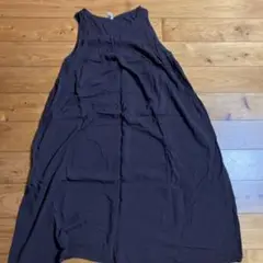 L Lサイズ　ロングワンピース　ブラウン　中古だけど美品