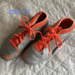 PUMA ONE サッカースパイク シルバー オレンジのサムネイル