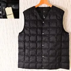 T4 Men XL 体温 TAION 黒 ダウンベスト 4512