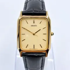 【極美品】SEIKO セイコー 5E31-5A50 スクエア タンク 1990s