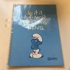 the SMURFS スマーフ　ブレイニー　ノート